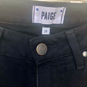 Black Paige Premium Denim pants